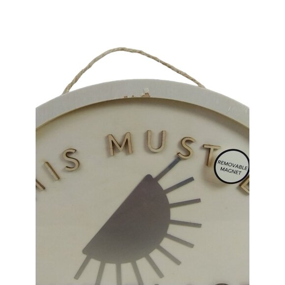 Place and Time Unplug Craft This Must be the Place Wooden Magnet Sign New - Picture 2 of 5